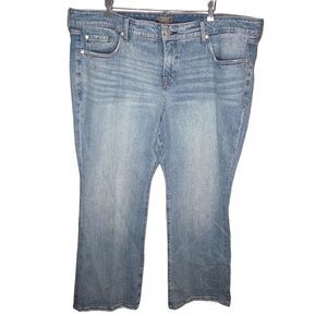 Torrid Plus Size High-Rise Light Wash Bootcut Denim Jeans, Size 22S